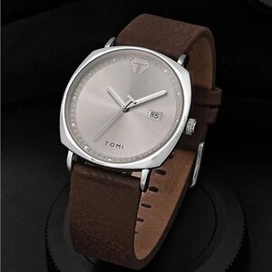 🔥brown leather watch